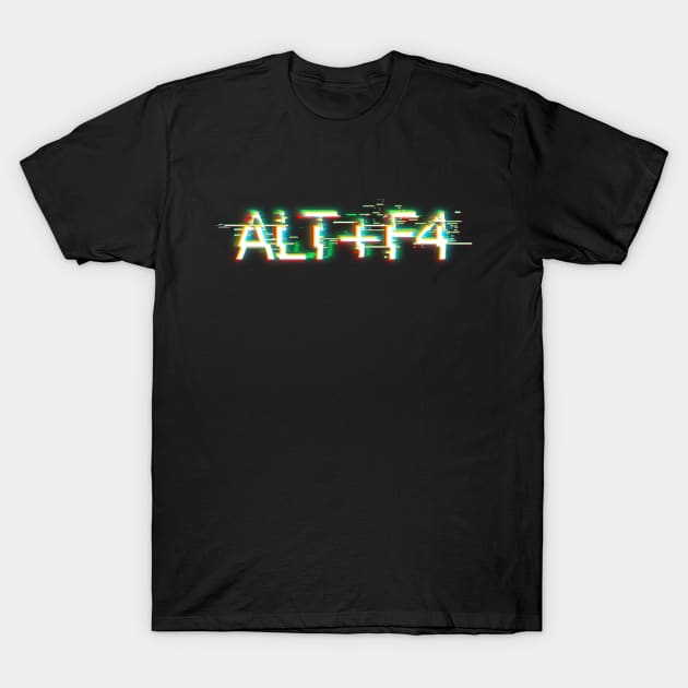 ALT F4 T-Shirt by Designs by Dean